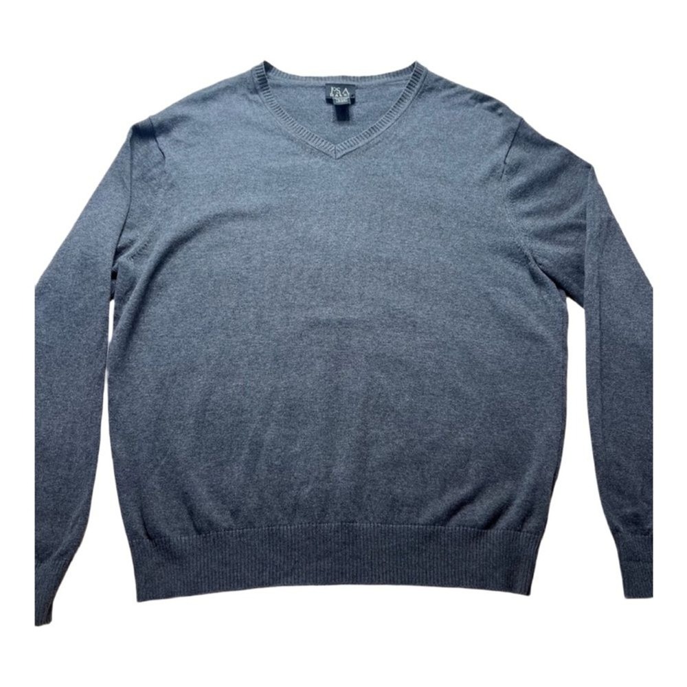 Jos.‎ A. Bank Sz Large Gray V-Neck Sweater